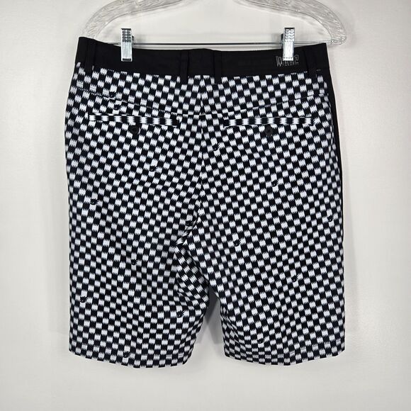 WAAC Win At All Costs Men's Size 1 Waist 32 Checkered Golf Shorts EUC - Picture 3 of 5